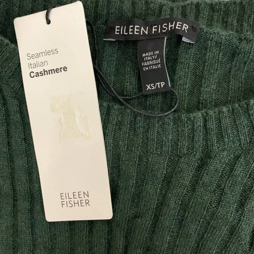 Eileen Fisher Seamless Italian Cashmere Sweater (NWT)‎
